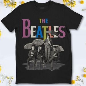 The Beatles in the Rain T-Shirt Rock Music Unisex T-Shirt For Men Women